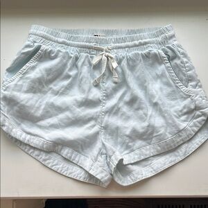 Billabong Blue Athletic Shorts with Drawstring Waistband